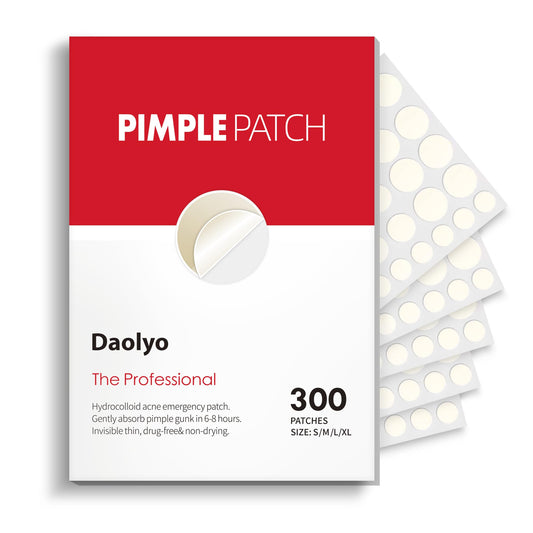 Hydrocolloid Pimple Patches – 300 Count